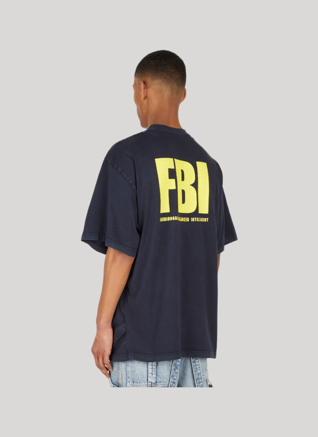 BALENCIAGA FBI T-SHIRT